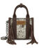 Image #2 - Wrangler Cowhide Mini Handbag Charm, Coffee, hi-res
