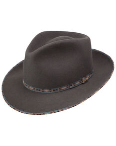 Stetson Men's Vangard Caribou Wool Felt Hat , Tan, hi-res