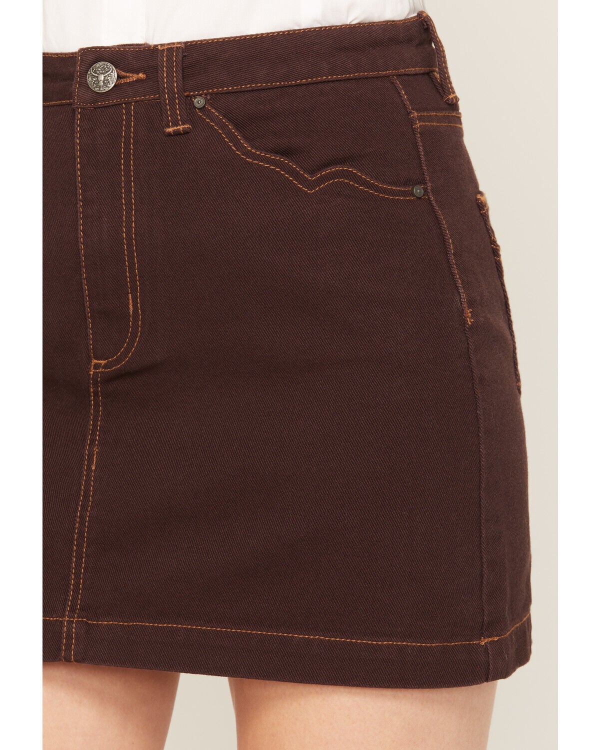 Image #2 - Ariat Women's Calvary Mini Skirt, Purple, hi-res