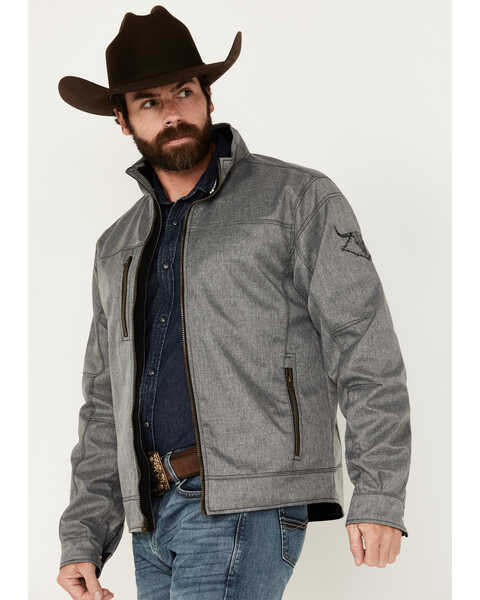 Image #3 - Cowboy Hardware Men's Woodsman Tech Jacket, Grey, hi-res
