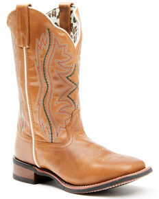 Laredo Women's Lad Tan Western Boots - Square Toe , Tan, hi-res