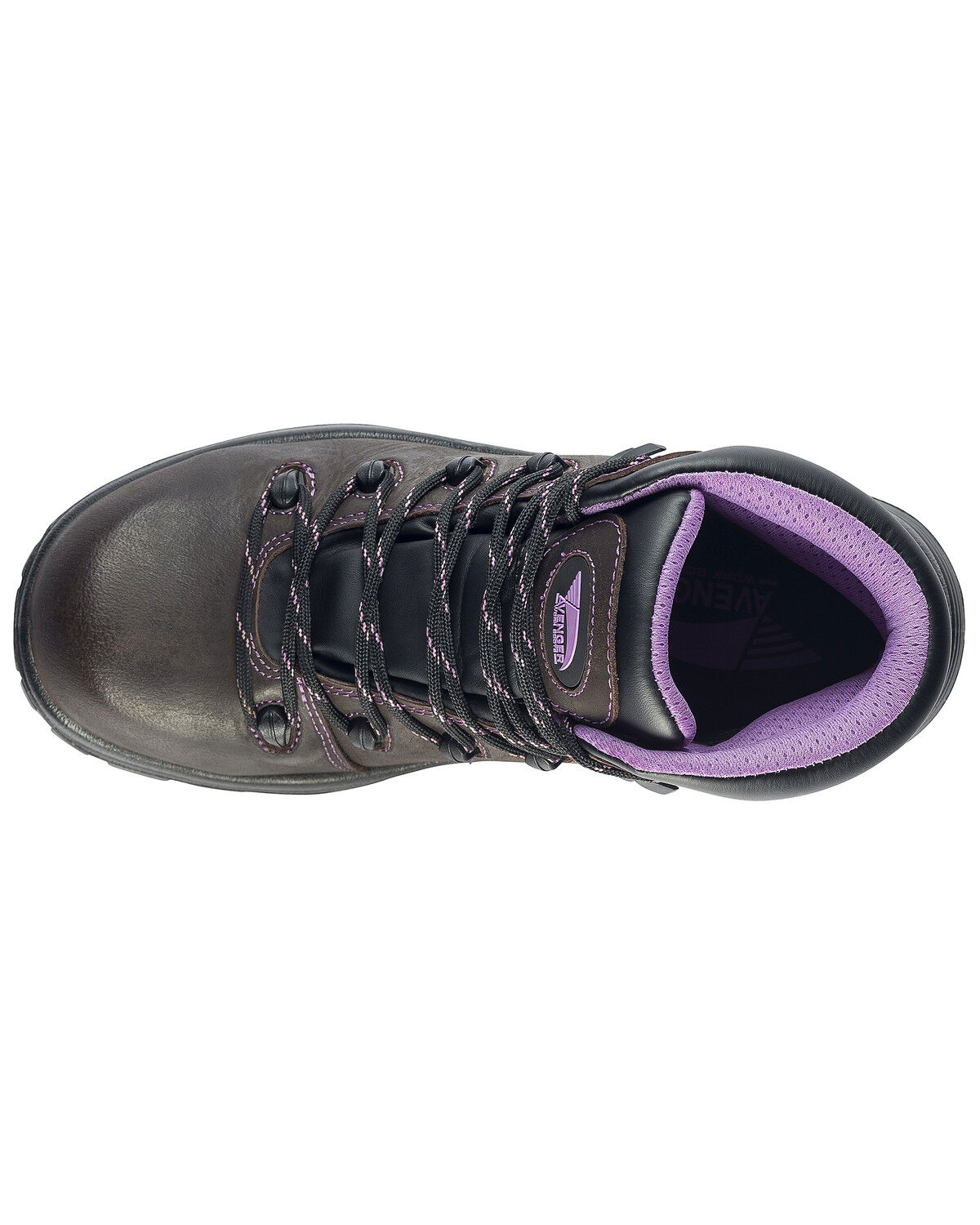 Image #5 - Avenger Women's Waterproof Hiker Boots - Composite Toe, Brown, hi-res