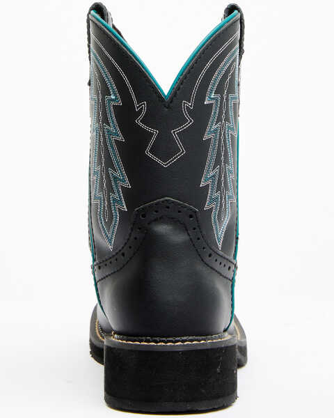 Image #5 - Justin Women's Lyla Western Boots - Round Toe, Black, hi-res