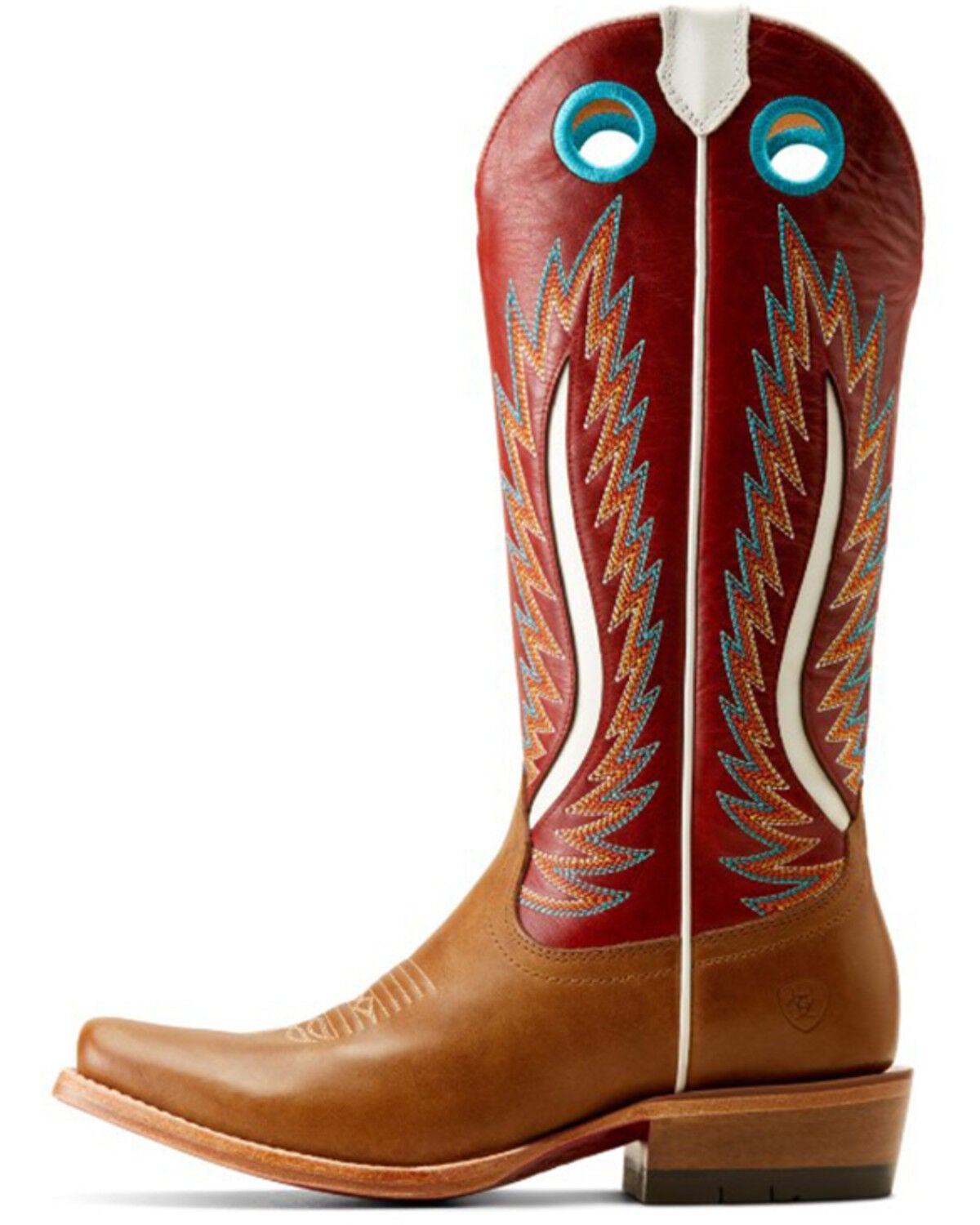 Image #2 - Ariat Women's Futurity Fort Worth Roughout Western Boots - Square Toe, Brown, hi-res