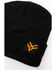 Image #2 - Hawx® Men's Side Logo Beanie, Black, hi-res