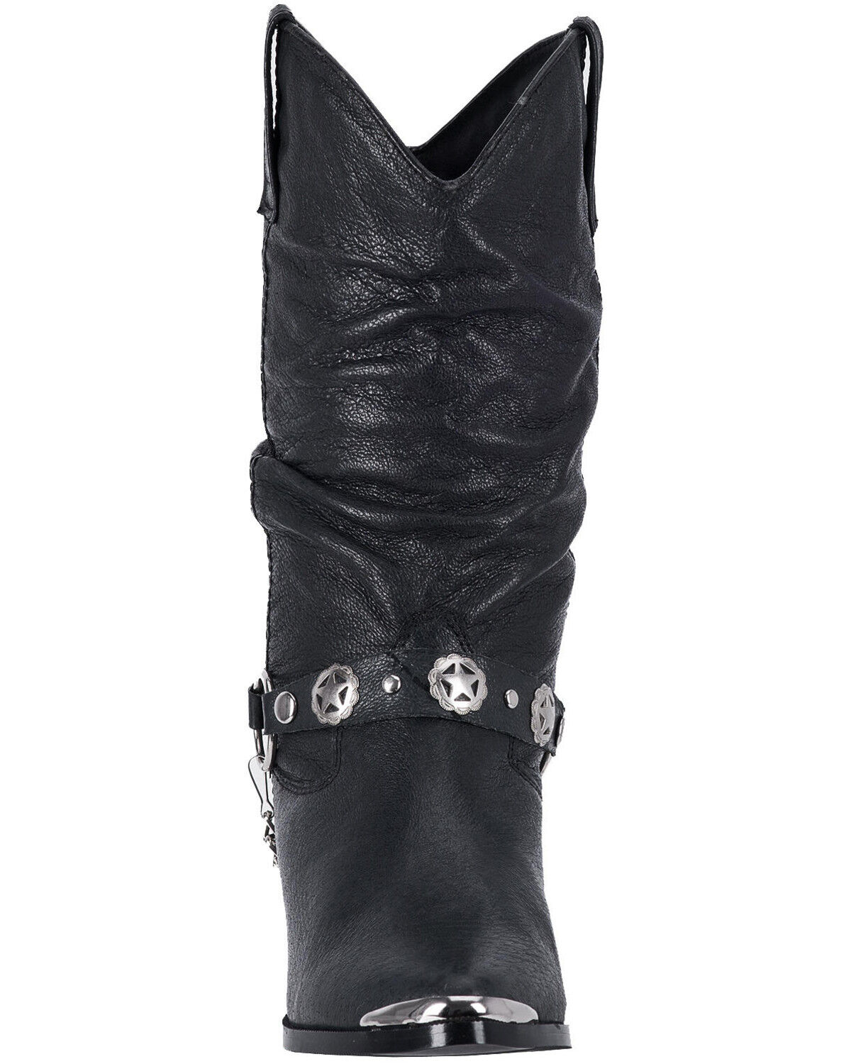 Image #5 - Dingo Women's Supple Pigskin Western Boots - Round Toe, Black, hi-res