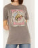 Image #3 - Bohemian Cowgirl Women's Wild West Rodeo Graphic Tee, Taupe, hi-res