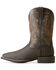 Image #2 - Ariat Men's Steadfast Elephant Print Performance Western Boots - Broad Square Toe, Brown, hi-res
