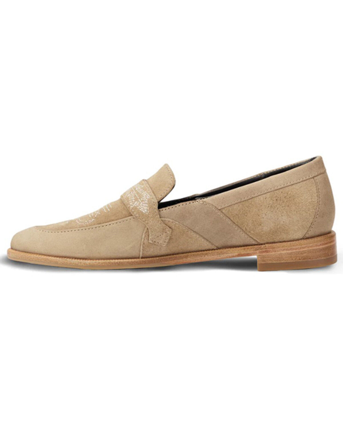 Image #3 - Lane Women's Martingale Loafers - Round Toe, Cream, hi-res