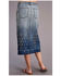 Image #2 - Stetson Women's Embroidered Long Denim Skirt, Blue, hi-res