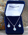 Montana Silversmiths Women's Royal Cluster Drop Jewelry Set, Silver, hi-res
