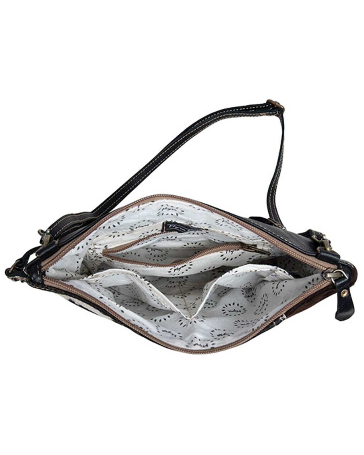 Image #6 - Myra Bag Women's Tyler Ridge Hair-On Leather Crossbody Bag, Multi, hi-res