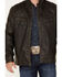 Image #3 - Cody James Men's Houston Distressed Moto Jacket, Brown, hi-res