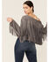 Image #2 - Vocal Women's Fringe Suede Jacket, , hi-res