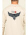 Image #5 - Ariat Men's FR Air Henley Soar Graphic Long Sleeve Work T-Shirt , Yellow, hi-res