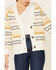 Image #3 - Hem & Thread Women's Ivy Southwestern Jacquard Button Front Sweater , , hi-res