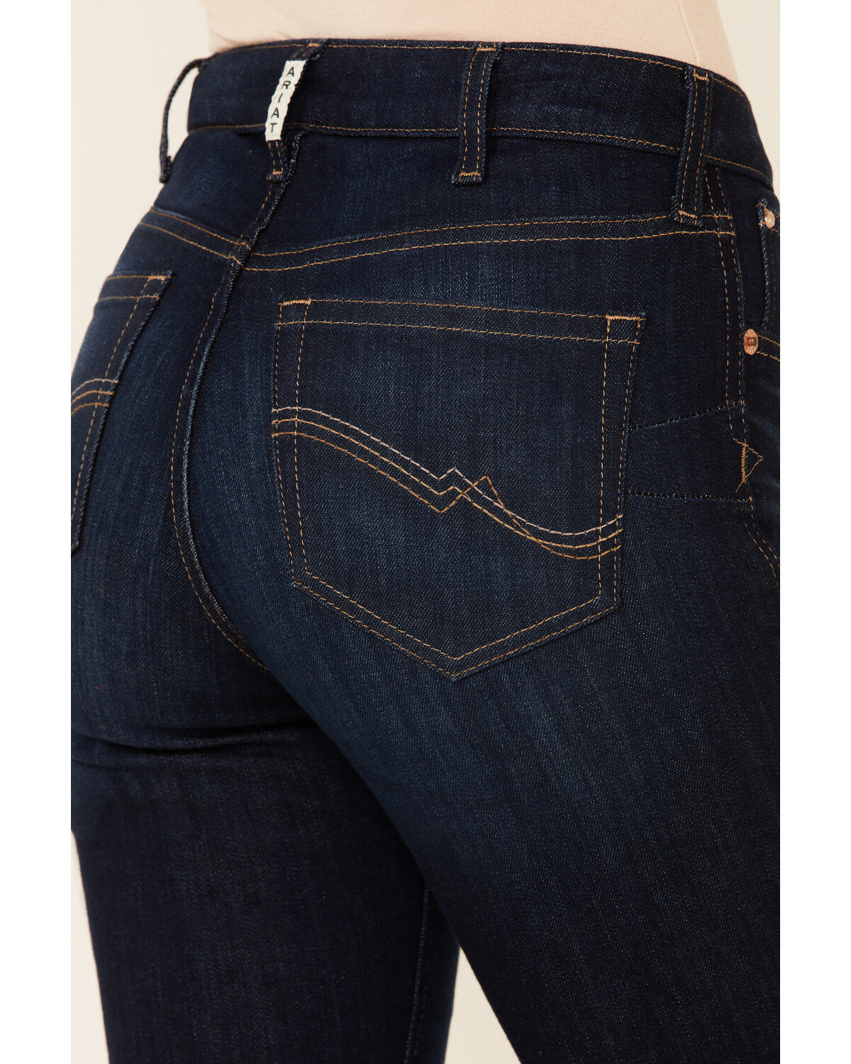 Image #3 - Ariat Women's Mid Rise Bootcut Jeans, Blue, hi-res