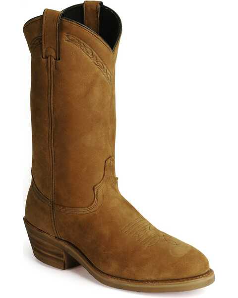 Image #1 - Abilene Men's Western Work Boots - Steel Toe, Dirty Brn, hi-res