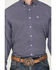 Image #3 - Cinch Men's ARENAFLEX Geo Print Long Sleeve Button-Down Stretch Western Shirt , Navy, hi-res