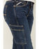 Image #2 - Ariat Women's Rebar Pilar Medium Wash Flex Riveter Bootcut Work Jeans , Blue, hi-res