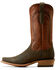 Image #2 - Ariat Men's Futurity Time Roughout Western Boots - Square Toe , Dark Green, hi-res