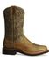 Image #2 - Ariat Men's Heritage Crepe Western Performance Boots - Round Toe, Earth, hi-res