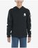 Image #1 - Carhartt Little Boys' Solid Logo Hooded Sweatshirt, Black, hi-res