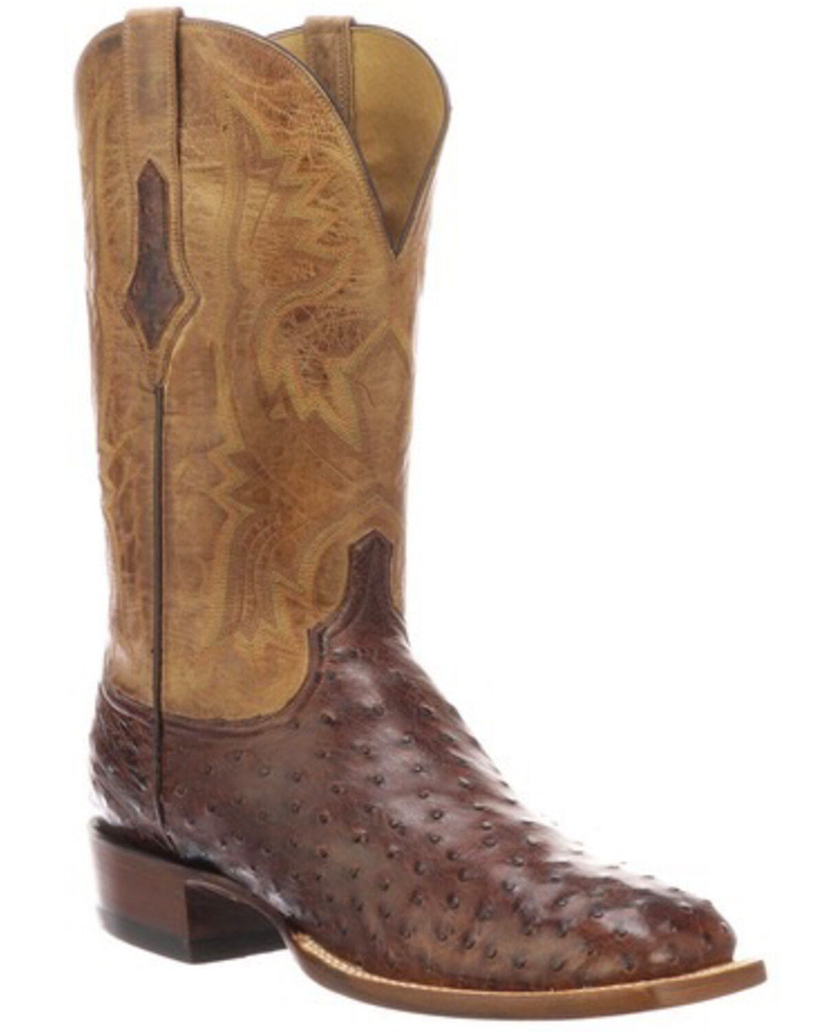 Image #1 - Lucchese Men's Cliff Exotic Western Boots - Square Toe, , hi-res