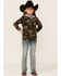 Ampersand Avenue Girls' Multi Camo Print 1/4 Zip Pullover , Multi, hi-res