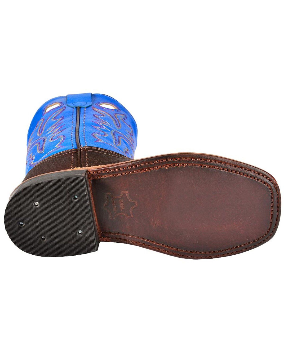 Image #5 - Cody James Little Boys' Thunder Western Boots - Broad Square Toe, Oiled Rust, hi-res