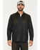 Image #1 - Moonshine Spirit&reg; Men's Wax Coated Denim Long Sleeve Snap Western Shirt, Dark Wash, hi-res