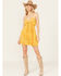 Image #1 - Bila Women's Fleet Mini Dress, Mustard, hi-res