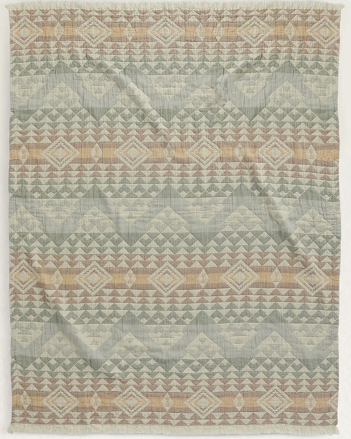Pendleton Highland Peak Fringed Cotton Throw Blanket, Multi, hi-res