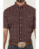Image #3 - RANK 45&reg; Men's Pick Up Small Plaid Print Short Sleeve Button-Down Western Shirt, Blue, hi-res