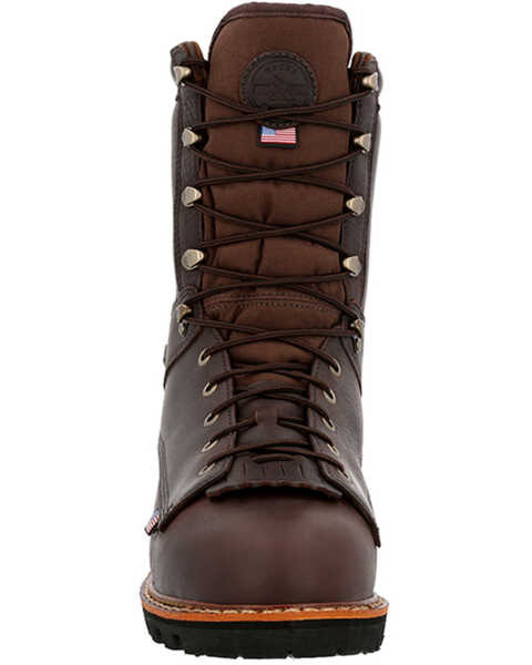 Image #4 - Rocky Men's Elk Stalker 400G Insulated Waterproof Boots - Round Toe , Brown, hi-res