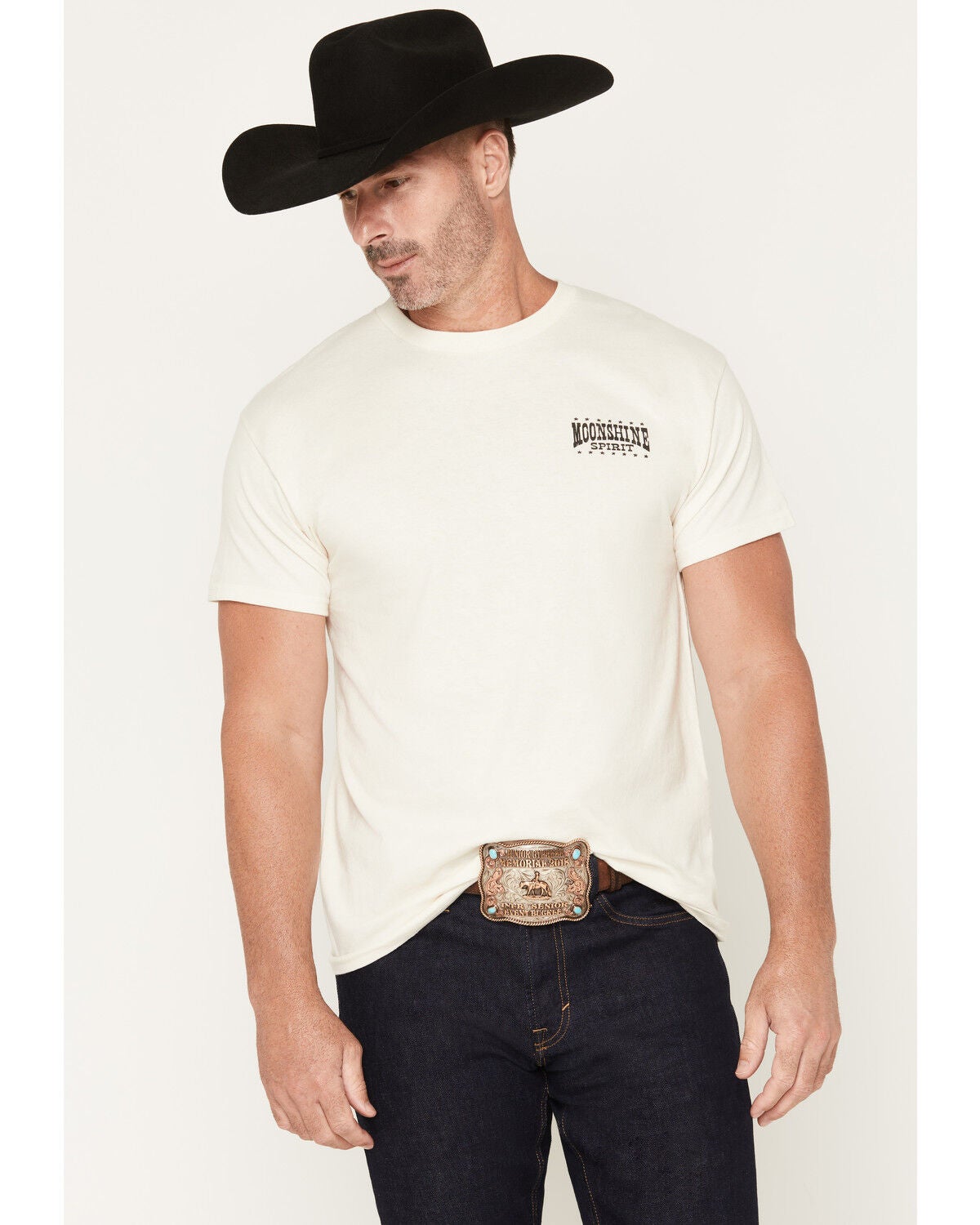 Image #2 - Moonshine Spirit&reg; Men's 120 Proof Short Sleeve Graphic T-Shirt, Natural, hi-res