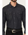 Image #3 - Cody James Black 1978® Men's Long Sleeve Snap Denim Shirt, Black, hi-res