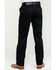 Image #2 - Wrangler Men's Casual Flat Front Western Pants , Black, hi-res