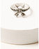 Image #3 - Shyanne Women's 3-piece Silver Double Arrow & Stone Ring Set, Silver, hi-res