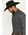 Image #2 - Ariat Men's Gustav Geo Print Long Sleeve Button-Down Western Shirt, Black, hi-res