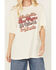 Image #2 - Rock & Roll Denim Women's Embellished City Names Short Sleeve Graphic Tee, Cream, hi-res