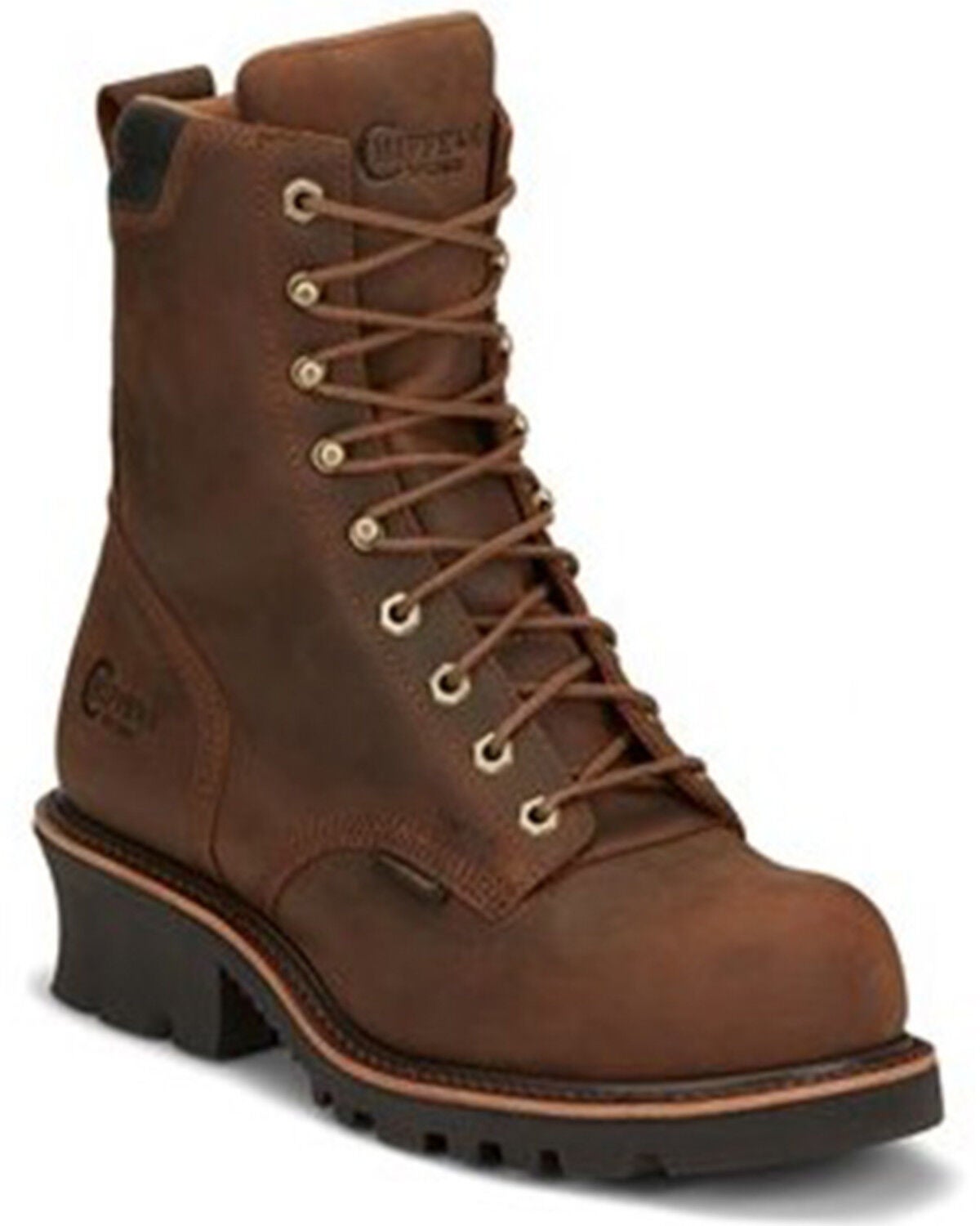 Chippewa Men's Valdor Heavy Duty Waterproof Logger Boots - Composite Toe, Brown, hi-res