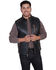 Image #1 - Scully Men's Quilted Two Tone Leather Vest, Chocolate, hi-res