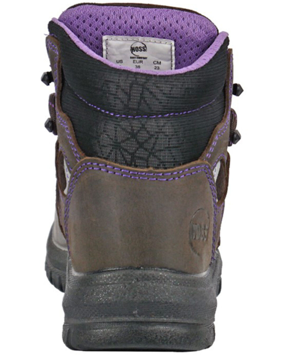 Image #5 - Hoss Women's 6" Lacy Waterproof Work Boots - Composite Toe, Brown, hi-res
