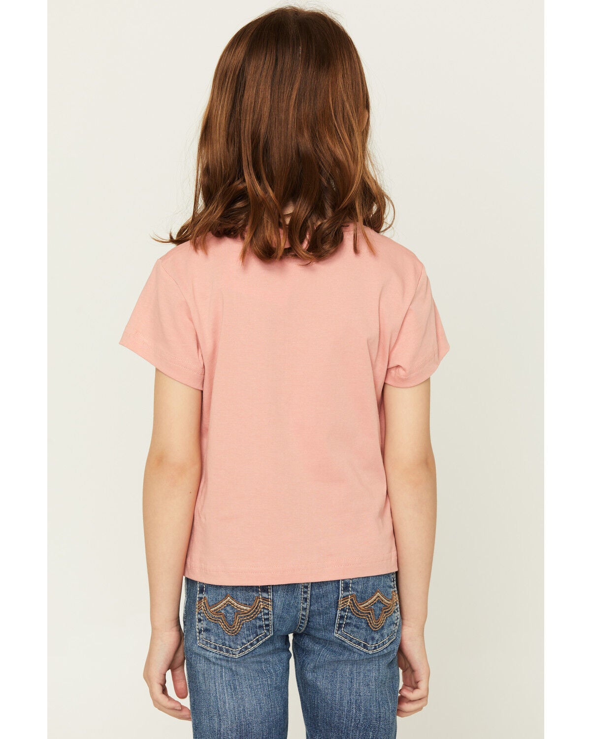 Image #4 - Shyanne Girls' Boots Short Sleeve Graphic Tee, Rose, hi-res
