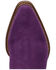 Image #6 - Dingo Women's Tapadero Suede Fringe Western Booties - Round Toe, Purple, hi-res