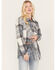 Image #2 - Idyllwind Women's Walker Cropped Fringe Jacket, Navy, hi-res