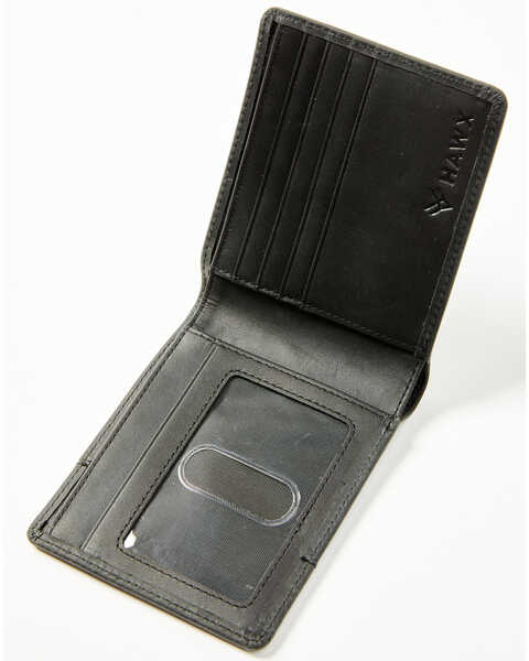 Hawx Men's Bi-Fold Wallet, Black, hi-res