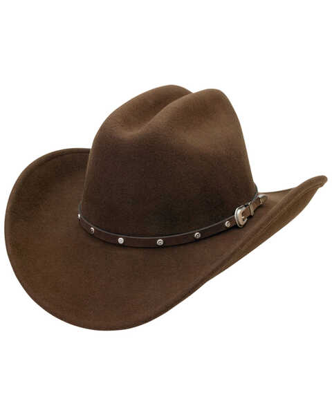 Image #1 - Silverado Crushable Felt Western Fashion Hat, Brown, hi-res