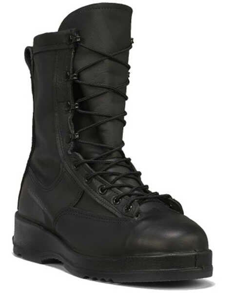 Belleville Men's 8" 200g Insulated Waterproof Military Work Boots - Steel Toe, Black, hi-res